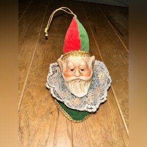 Adorable Vintage Gnome Ornament